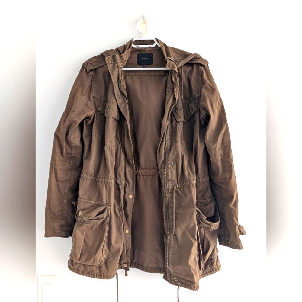 Talula Army Green Hooded Jacket